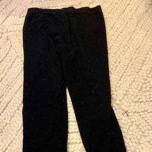 Gap Kids black cotton leggings